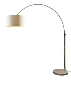 SalesFever Bogenlampe 210 Cm | Ø Lampenschirm 35 Cm | Echter Marmorfuß | B 180 X T 38 X H 210 Cm | Weiß -SalesFever b7c6c77e 8078 4f7c ab32 c9b9ffa64f42