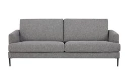 SalesFever Sofa 3-Sitzer | Bezug Strukturstoff | Gestell Metall Schwarz | B 194 X T 79 X H 78 Cm | Blau -SalesFever b8071c35 5c31 4570 b8af cd69718b3fd1