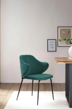 SalesFever Armlehnstuhl | 2er Set | Texturstoff | B 54 X T 55 X H 83 Cm | Dunkelgrün 15 SalesFever Armlehnstuhl | 2er Set | Texturstoff | B 54 X T 55 X H 83 Cm | Dunkelgrün -SalesFever b987e206 ec8f 4618 bed7 f089c91f6b13