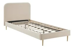 SalesFever Polsterbett | Samt | B 191,5 X T 214,5 X H 91 Cm | Beige 13 SalesFever Polsterbett | Samt | B 191,5 X T 214,5 X H 91 Cm | Beige -SalesFever baefd639 746d 4efa a859 c96cf06f91ce 3