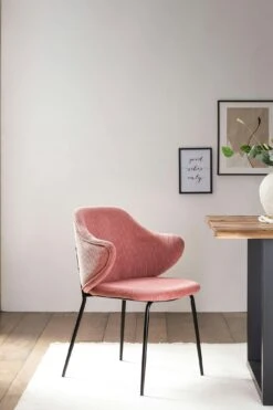 SalesFever Armlehnstuhl | 2er Set | Texturstoff | B 54 X T 55 X H 83 Cm | Rose 15 SalesFever Armlehnstuhl | 2er Set | Texturstoff | B 54 X T 55 X H 83 Cm | Rose -SalesFever bca22c7f 9217 45e8 aa64 84bd87346b17