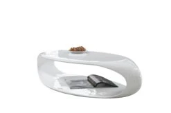 SalesFever Couchtisch Oval | Hochglanz Lackiert | Fiberglas | B 100 X T 70 X H 32 Cm | Grau -SalesFever bf766e29 24b8 4a27 8f7f 8d1ad3443470 1