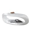 SalesFever Couchtisch Oval | Hochglanz Lackiert | Fiberglas | B 120 X T 60 X H 30 Cm | Weiß -SalesFever bf766e29 24b8 4a27 8f7f 8d1ad3443470 5
