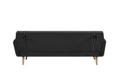 SalesFever Schlafsofa 3-Sitzer | Klappfunktion | Bezug Strukturstoff Fein | Beine Holz | B 212 X T 85 X H 79 Cm | Schwarz -SalesFever c416c9f8 5025 4130 9530 ee8bace08f3c