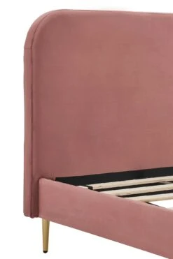 SalesFever Polsterbett | Samt | B 101,5 X T 214,5 X H 91 Cm | Rose -SalesFever c6b5e315 1b63 4c07 95d4 696cd9dc0d0a