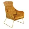 SalesFever Relaxsessel | Samtvelours | B 73 X T 80 X H 102 Cm | Gold -SalesFever c7477314 a5aa 4d2e 8351 54042d72a7d4 4