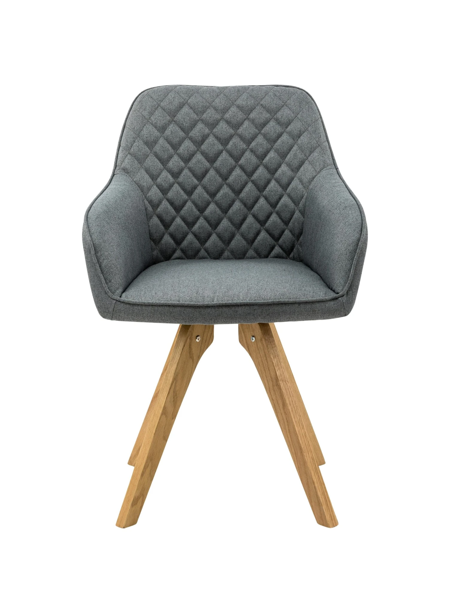 SalesFever Essgruppe 5-tlg. | 180 X 90 Cm | Tischplatte Grau + Gestell Eiche | 4x Stuhl Textil Grau + Beine Eiche 8 SalesFever Essgruppe 5-tlg. | 180 X 90 Cm | Tischplatte Grau + Gestell Eiche | 4x Stuhl Textil Grau + Beine Eiche – Bild 6