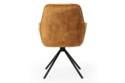 SalesFever Armlehnstuhl Mit 360 Grad Drehfunktion | Bezug Vintage Samtvelours | Gestell Metall | B 61 X T 59 X H 90 Cm | Goldfarben-schwarz 15 SalesFever Armlehnstuhl Mit 360 Grad Drehfunktion | Bezug Vintage Samtvelours | Gestell Metall | B 61 X T 59 X H 90 Cm | Goldfarben-schwarz -SalesFever c8a05d05 fbcc 4671 b4d8 c5f0327e6091