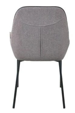 SalesFever Esszimmerstuhl 2er Set | Bezug Außen Strukturstoff | Bezug Innen Samt | Gestell Metall | B 58 X T 58 X H 89 Cm | Rose - Schwarz -SalesFever c995602f 9e63 4cc4 82c8 d307dd14f7c4