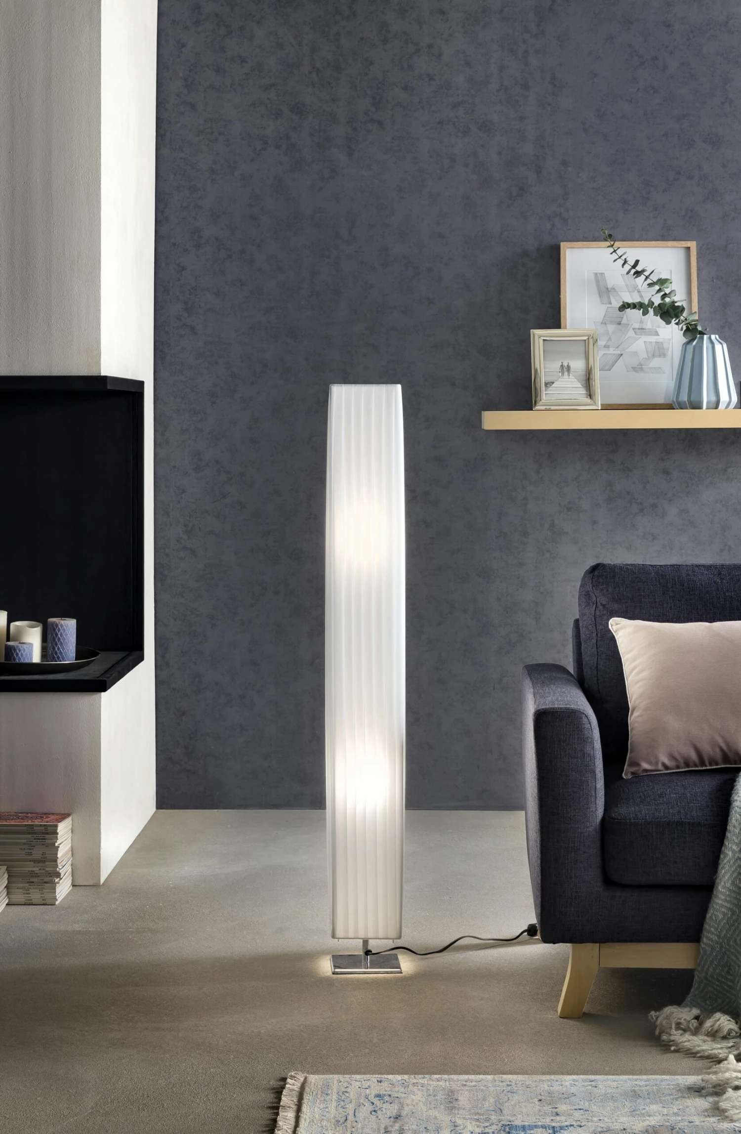 SalesFever Stehleuchte 120 Cm Rund | 2-flammig | Lampenschirm Kunststoff Mit Stoffbezug | Gestell Edelstahl | B 14 X T 14 X H 120 Cm | Beige 9 SalesFever Stehleuchte 120 Cm Rund | 2-flammig | Lampenschirm Kunststoff Mit Stoffbezug | Gestell Edelstahl | B 14 X T 14 X H 120 Cm | Beige – Bild 7