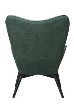 SalesFever Polstersessel Strukturstoff | Gestell Metall Schwarz Pulverbeschichtet | B 80 X T 99 X H 92 Cm | Tannengrün -SalesFever d95d5fe0 72bd 419e ade5 3404e44f595f