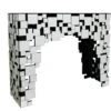SalesFever Konsolentisch Aus MDF Mit Spiegelglas | Mosaik-Design | B 111 X T 35,5 X H 91 Cm | Verspiegelt -SalesFever de762663 721f 4d5e a091 e7fdf14fc8cc