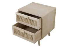 SalesFever Nacht-Kommode Mit Rattan Front | 2 Schubladen | Korpus MDF | Beine Paulownie Holz | B 42 X T 36 X H 50 Cm | Natur 15 SalesFever Nacht-Kommode Mit Rattan Front | 2 Schubladen | Korpus MDF | Beine Paulownie Holz | B 42 X T 36 X H 50 Cm | Natur -SalesFever e072cb05 29ae 47d6 be42 b00bc5c7b36a