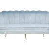 SalesFever Muschel-Sofa | 3-Sitzer | Bezug Samt-Stoff Hellgrau | Gestell Metall Goldfarben | B 180 X T 54 X H 78 Cm 2 SalesFever Muschel-Sofa | 3-Sitzer | Bezug Samt-Stoff Hellgrau | Gestell Metall Goldfarben | B 180 X T 54 X H 78 Cm -SalesFever e075f3dd 8f8c 4cb3 8bb5 bc1647a35d3a 1