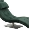 SalesFever Relaxliege Mit Nackenkissen | Stoffbezug In Samt-Optik | Gestell Edelstahl | B 60 X T 170 X H 82 Cm | Grün 1 SalesFever Relaxliege Mit Nackenkissen | Stoffbezug In Samt-Optik | Gestell Edelstahl | B 60 X T 170 X H 82 Cm | Grün -SalesFever eaa22d8e 1865 402b ab39 111433ef1dbb 4