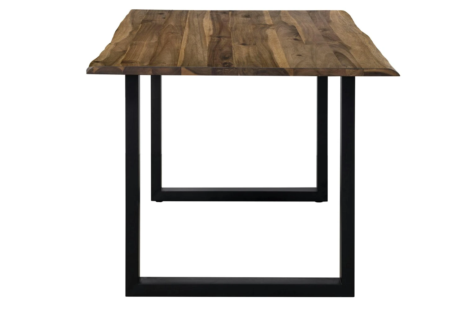 SalesFever Baumkante-Esstisch 200x100cm Akazie|Tischplatte Osmo Hartwachs-Öl |Tischplattestärke 26mm|B200xT100xH77cm|Gestell Stahl Schwarz Lackiert 9 SalesFever Baumkante-Esstisch 200x100cm Akazie|Tischplatte Osmo Hartwachs-Öl |Tischplattestärke 26mm|B200xT100xH77cm|Gestell Stahl Schwarz Lackiert – Bild 7