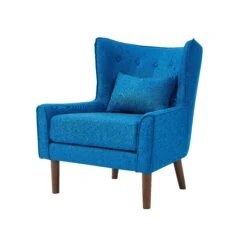 SalesFever Polstersessel Inkl. Sitzhocker | Stoffbezug In Samt | Beine Hevea Holz Schwarz | Vollpolsterung | B 138 X T 126 X H 80 Cm | Blau 12 SalesFever Polstersessel Inkl. Sitzhocker | Stoffbezug In Samt | Beine Hevea Holz Schwarz | Vollpolsterung | B 138 X T 126 X H 80 Cm | Blau -SalesFever f2a9a160 d867 474c 9acf 76ac20f90038 2