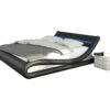 SalesFever Polsterbett 180 X 200 Cm | LED-Beleuchtung | Bezug Kunstleder | B 192 X T 251 X H 79 Cm | Schwarz-weiß -SalesFever f39e1e7c 9986 42d5 a9c7 da3934c73e61 2