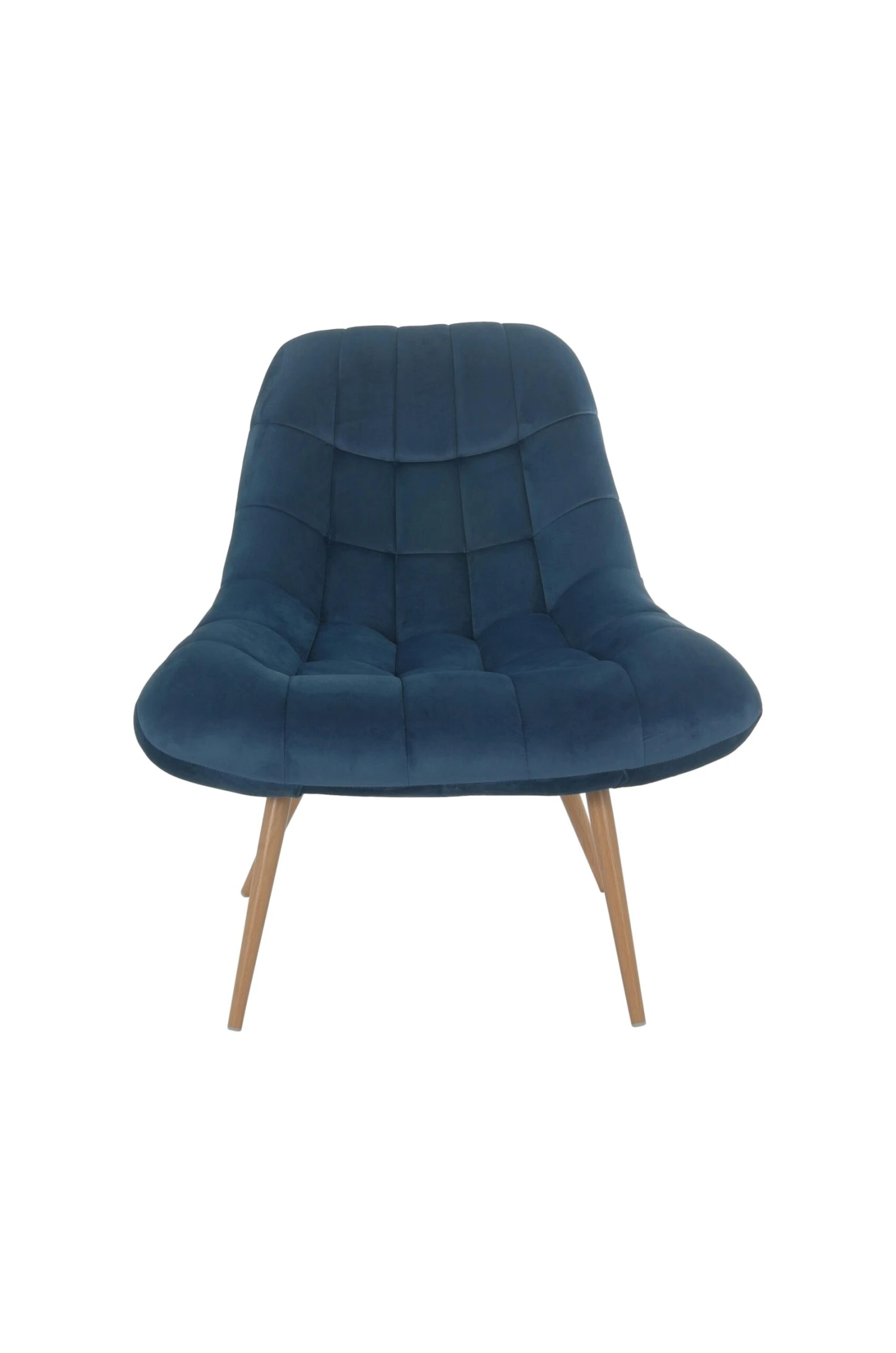 SalesFever Loungesessel Mit XXL-Sitzfläche | Bezug Stoff In Samt-Optik | Gestell Metall In Holzoptik | üppige Steppung | B 76 X T 87 X H 86cm | Blau 3 SalesFever Loungesessel Mit XXL-Sitzfläche | Bezug Stoff In Samt-Optik | Gestell Metall In Holzoptik | üppige Steppung | B 76 X T 87 X H 86cm | Blau